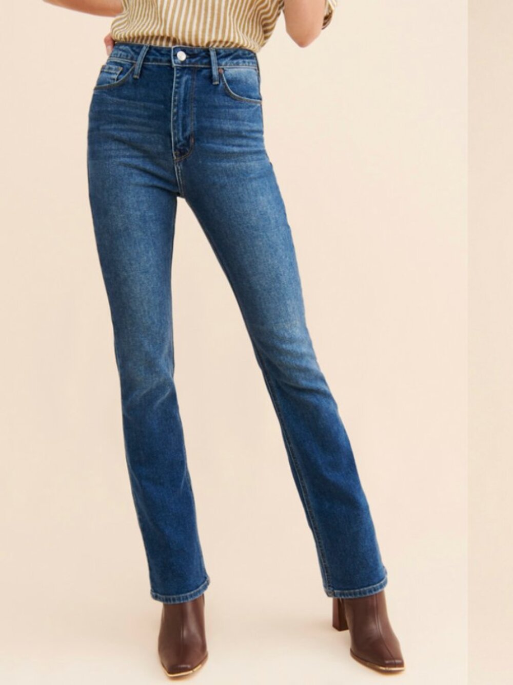 JBD High Rise Bootcut Jeans